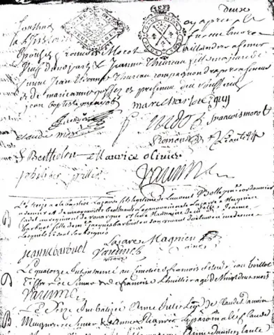 Extrait de baptême de Lazare Bolley